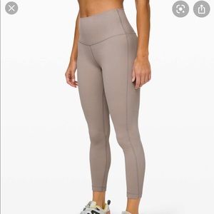 Lululemon Align leggings 25’ Dark Chrome